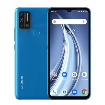 Смартфон Umidigi A9 Blue, 3+64GB, 6.53", 5150mAh + силиконов кейс.Официален внос, 2г. гаранция, Безплатна доставка. 