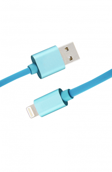 Luxo Puff Lightning USB Cable -Lblue