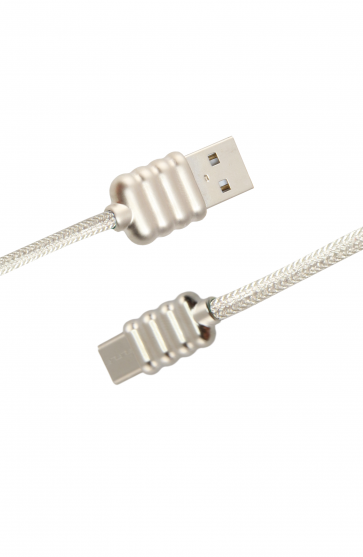 Luxo Ripple-Type-C-USB-Cable-White