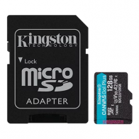 Флаш SD карта с памет Kingston Canvas Go 128GB SD Micro UHS-I CL10 