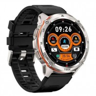 Смарт часовник KOSPET TANK T3 ULTRA SILVER, водоустойчив, 1.43" AMOLED дисплей, 470 mAh батерия, 5 ATM IP69K