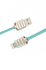 Luxo Ripple Lightning USB Cable-Green