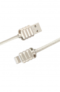 Luxo Ripple Lightning USB Cable-White