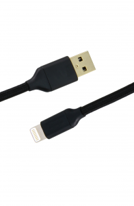 Luxo Velocity Lightning USB Cable-Black