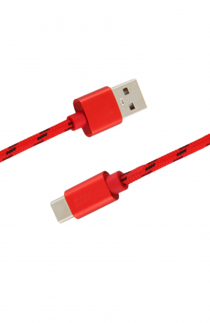 Luxo Cavalry Type-C USB Cable-Red