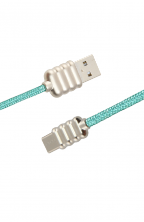 Luxo Ripple-Type-C-USB-Cable-Green