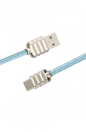 Luxo Ripple-Type-C-USB-Cable-Blue