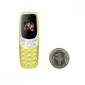 Tiny star mini, Yellow, мобилен телефон, Handsfree, Bluetooth, Dual sim